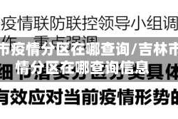 吉林市疫情分区在哪查询/吉林市疫情分区在哪查询信息