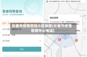长春市疫情管控小区地图(长春市疫情管理中心电话)
