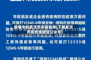 疫情中的武汉市市民热线(下载武汉市民热线微信公众号)