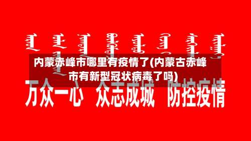 内蒙赤峰市哪里有疫情了(内蒙古赤峰市有新型冠状病毒了吗)-第1张图片