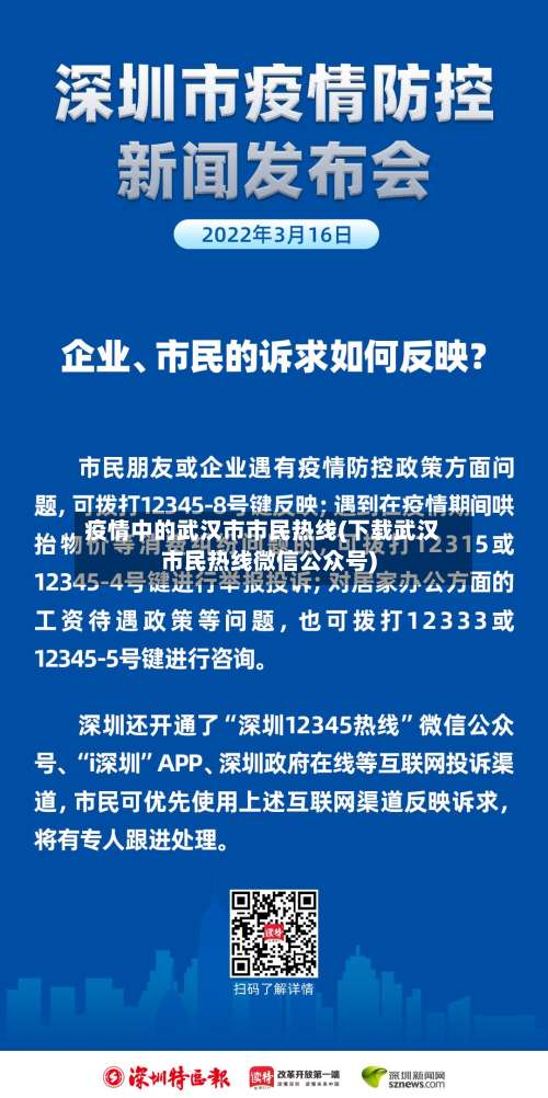 疫情中的武汉市市民热线(下载武汉市民热线微信公众号)-第1张图片